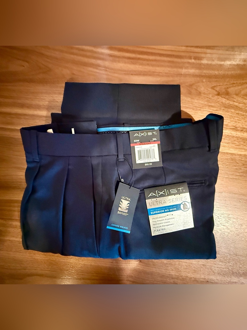 Axist Fleet Navy Straight Dress Pants
